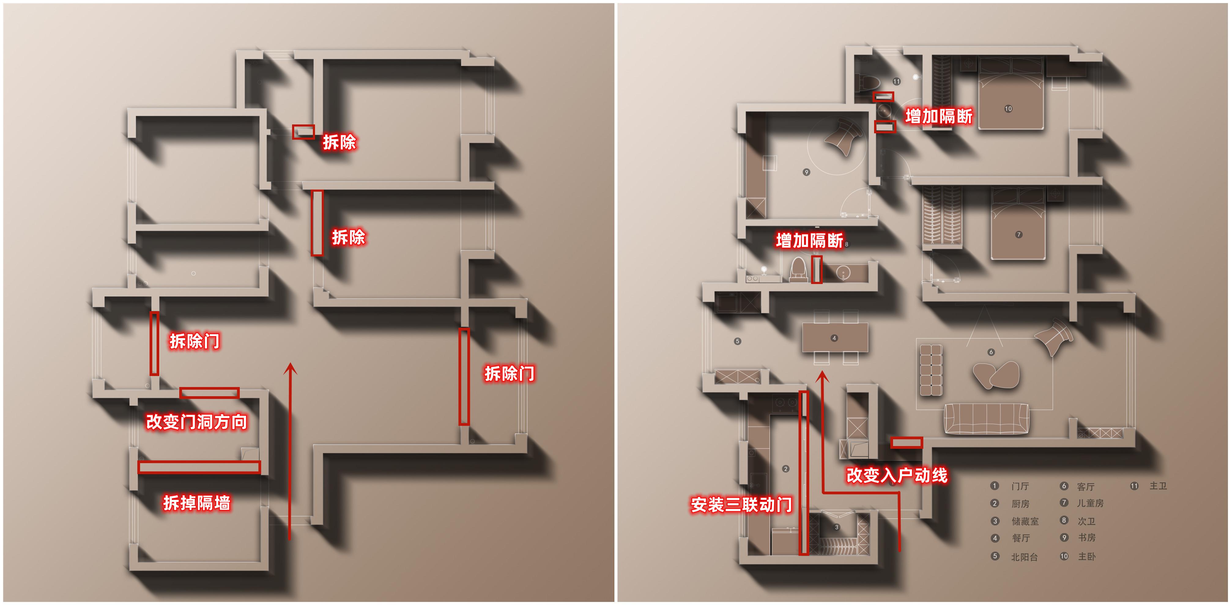 150㎡極簡風(fēng)全屋裝修設(shè)計(jì)效果圖，舒適度堪比豪宅