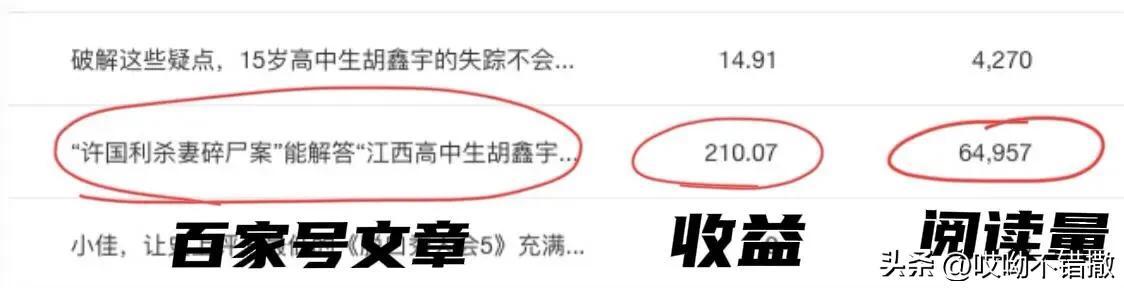 一篇文章收益從8元到210元，帶你玩轉(zhuǎn)“頭條”與“百家號(hào)”