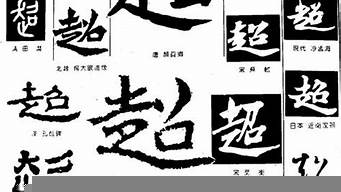 關(guān)于各種字體的描述（關(guān)于字體有哪些）